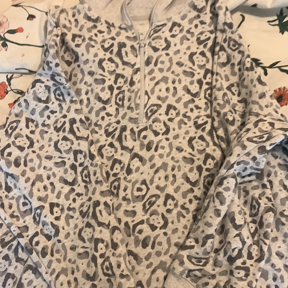 Aerie camo half zip